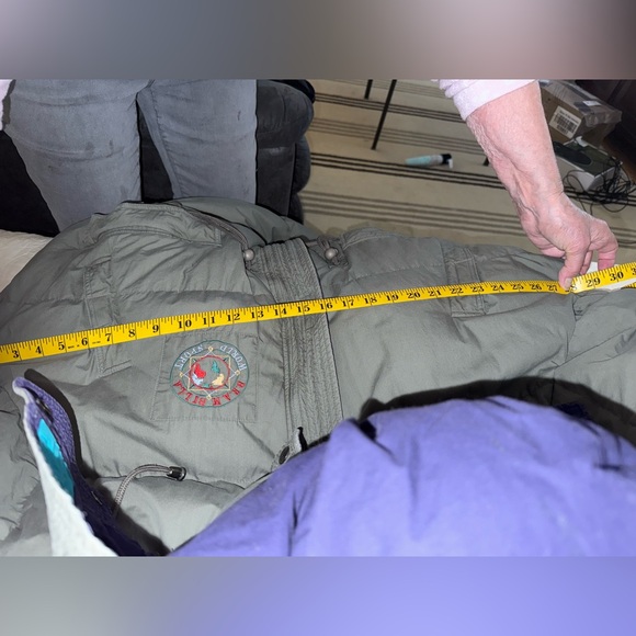 Vintage Brambilla France Men’s Cotton Poplin Duck Down Duvet Arctic Coat - Picture 13 of 14